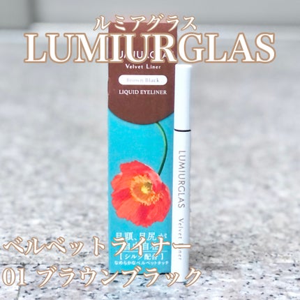 ベルベットライナー/LUMIURGLAS/リキッドアイライナーを使ったクチコミ(1枚目)