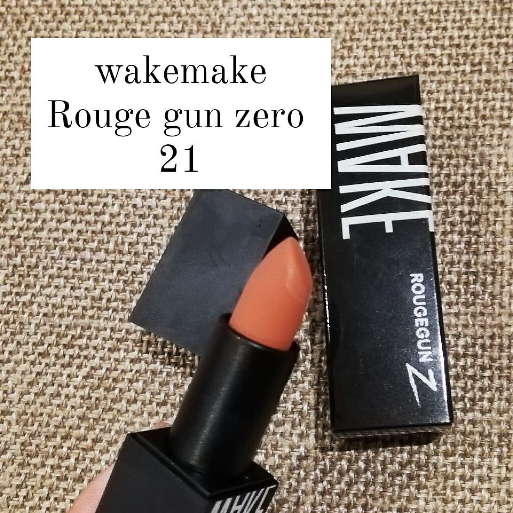 ルージュガンゼロ/wakemake/口紅を使ったクチコミ（1枚目）