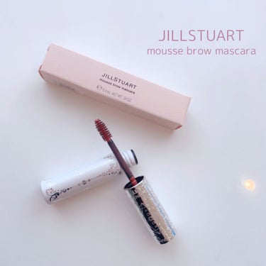 ジルスチュアート ムースブロウマスカラ 08 soft pink/JILL STUART/眉マスカラを使ったクチコミ（1枚目）