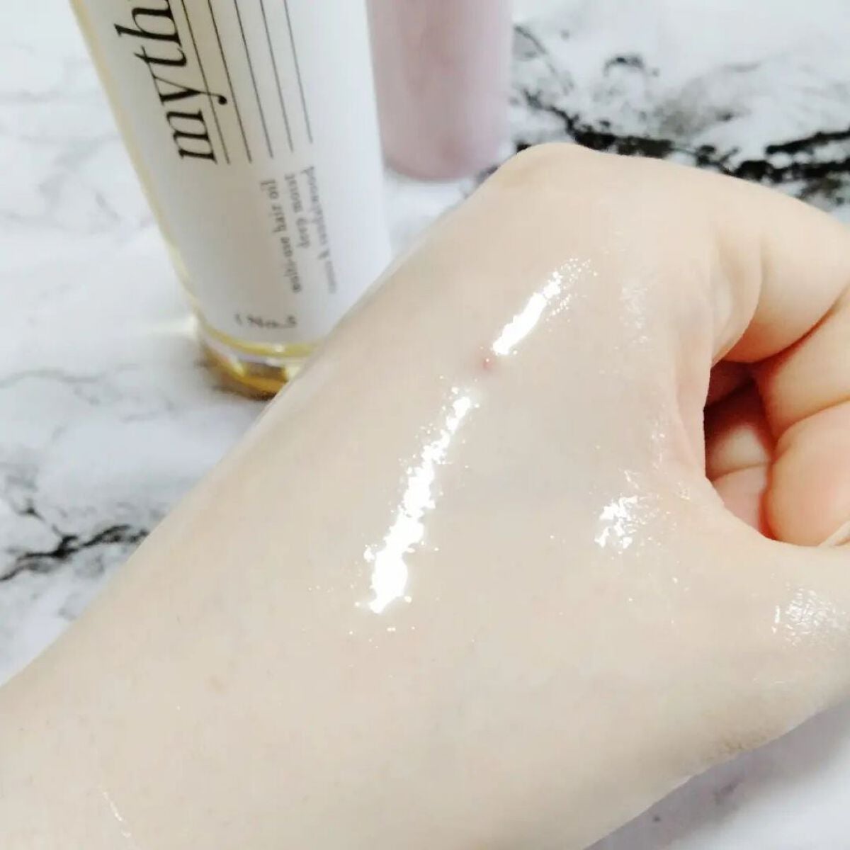 マルチユースヘアオイル ディープモイスト/mythm/ヘアオイルを使ったクチコミ(3枚目)