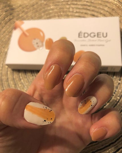 EDGEU ジェルネイルシール/EDGEU/ネイルシールを使ったクチコミ(8枚目)