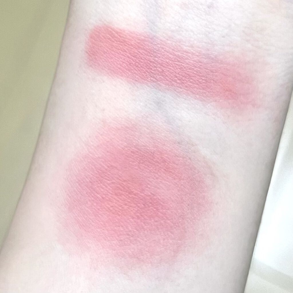 ヌードマットブラッシャー 04 ピンクアイドル(Pink Idol)/CathyDoll/パウダーチークを使ったクチコミ（2枚目）