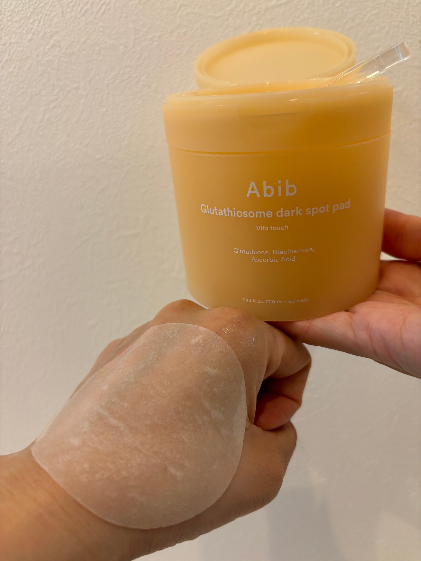 グルタチオンソームダークスポットパッドビタタッチ/Abib /トナーパッドを使ったクチコミ(2枚目)