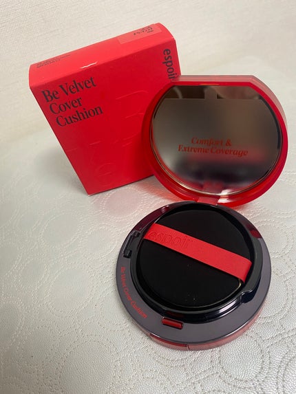 ビーベルベットカバークッション/espoir/クッションファンデーションを使ったクチコミ(4枚目)