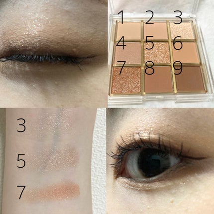 KEYBO FALL IN LOVE SHADOW PALETTE/keybo/アイシャドウパレットを使ったクチコミ(9枚目)