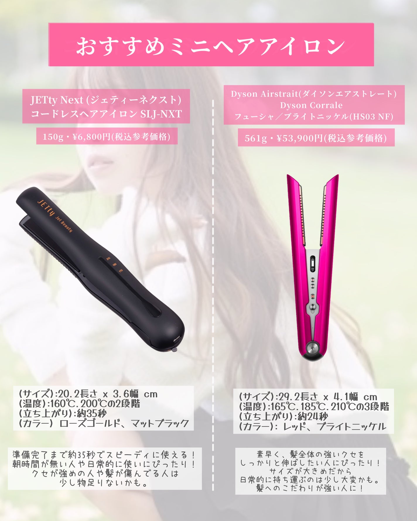 あなたはどっち派?KOIZUMI・無印良品・ヴィダルサスーン あなたはどっち派?KOIZUMI・無印良品・ヴィダルサスーン