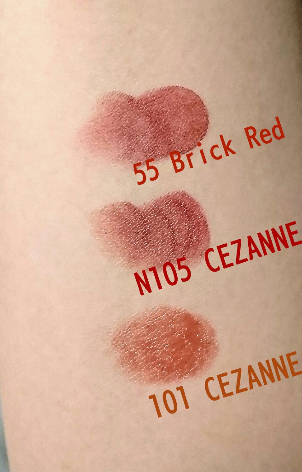 ヴェールリッチルージュ マット 55 Brick Red/KiSS/口紅を使ったクチコミ（2枚目）