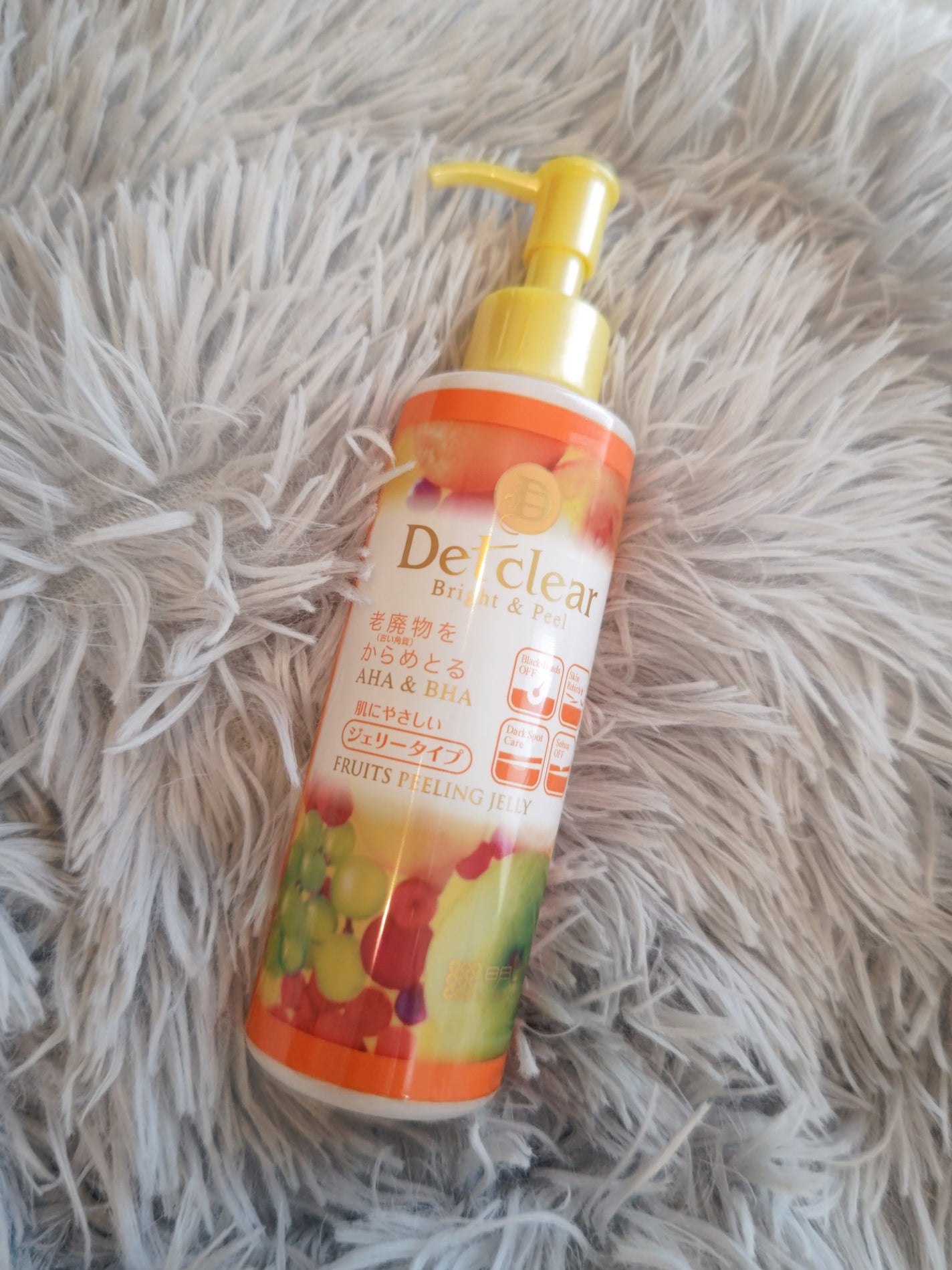 DETクリア ブライト&ピール ピーリングジェリー<ミックスフルーツの香り>/Detclear/ピーリングを使ったクチコミ(1枚目)