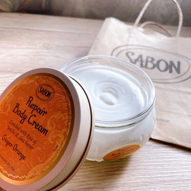 リペアボディクリーム ジンジャー・オレンジ/SABON/ボディクリームを使ったクチコミ（3枚目）