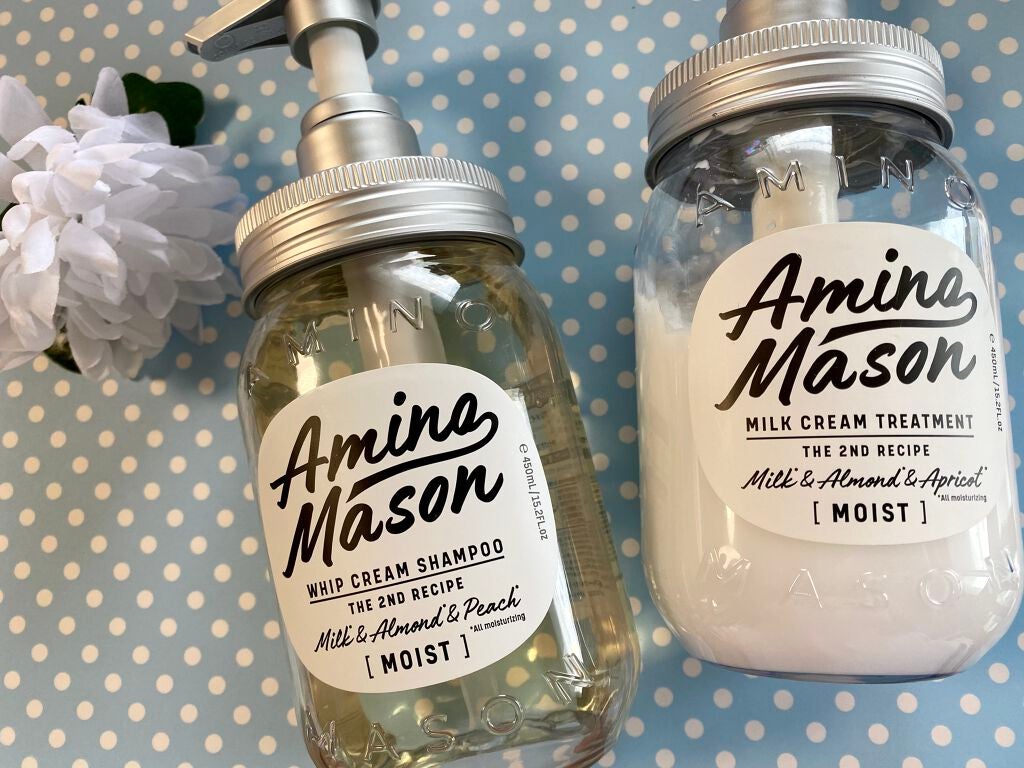 アミノメイソン ディープモイスト ホイップクリーム シャンプー/ミルククリーム ヘアトリートメント/アミノメイソン/市販シャンプーを使ったクチコミ(1枚目)