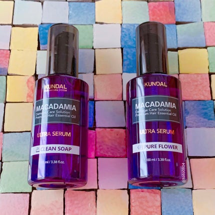 マカダミア ウルトラヘアセラム クリーンソープ(Clean Soap)/KUNDAL/ヘアオイルを使ったクチコミ(1枚目)