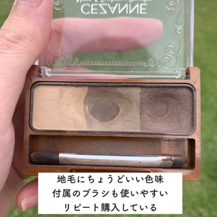 ノーズ&アイブロウパウダー/CEZANNE/パウダーアイブロウを使ったクチコミ(3枚目)