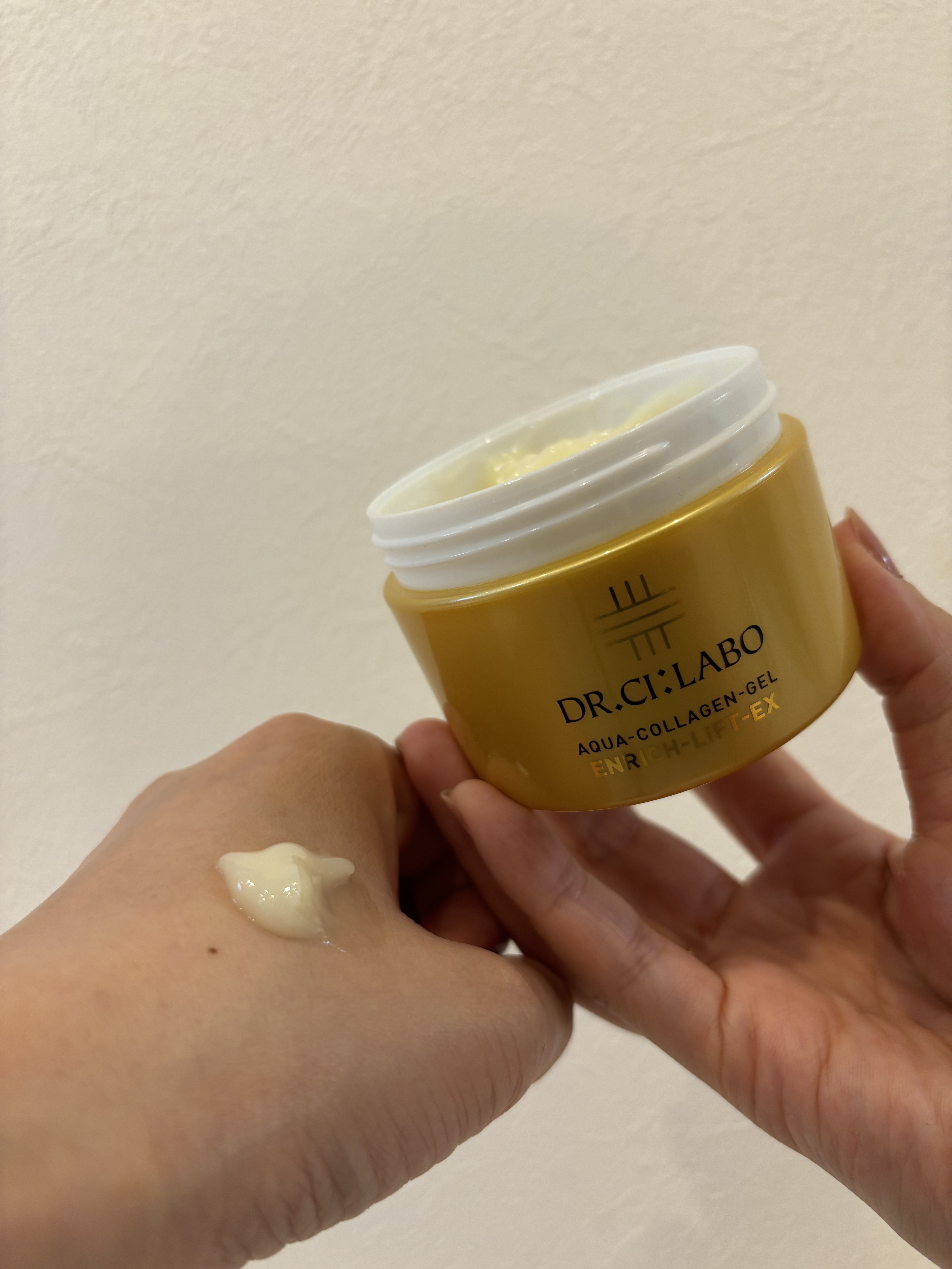 アクアコラーゲンゲル エンリッチリフト EX 120g/ドクターシーラボⓇ/フェイスクリームを使ったクチコミ（2枚目）