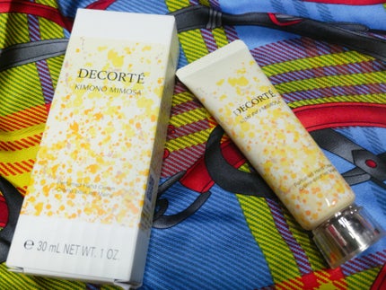 キモノ ミモザ パフュームド ハンドクリーム/DECORTÉ/ハンドクリームを使ったクチコミ(1枚目)