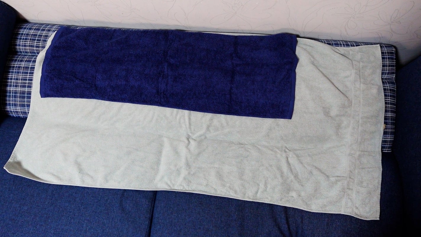 バスタオル卒業宣言/おぼろタオル/バスグッズを使ったクチコミ(5枚目)