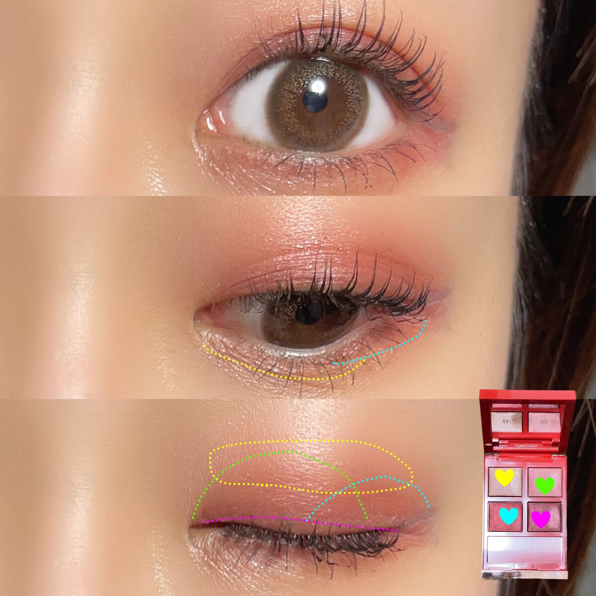 アイ カラー クォード/TOM FORD BEAUTY/アイシャドウパレットを使ったクチコミ(2枚目)