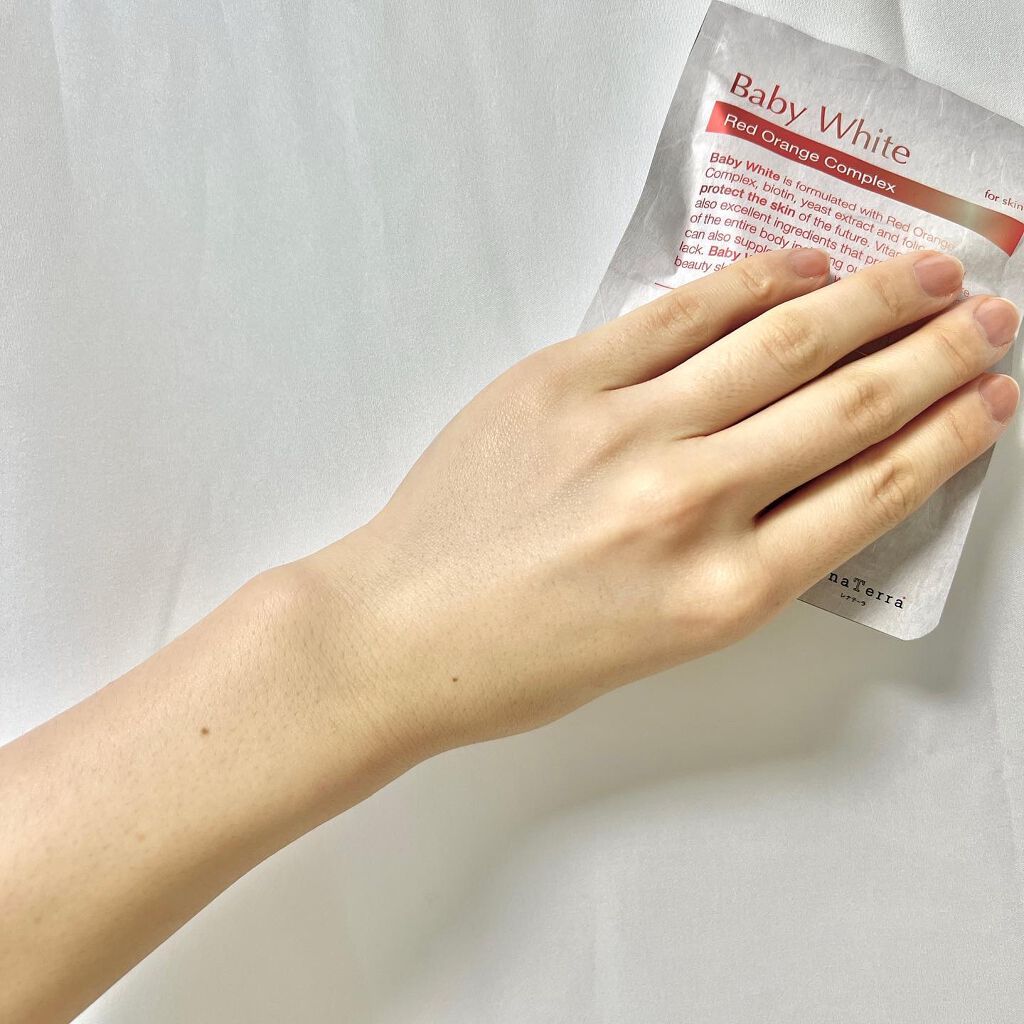 Baby White 60粒/renaTerra/美容サプリメントを使ったクチコミ（3枚目）