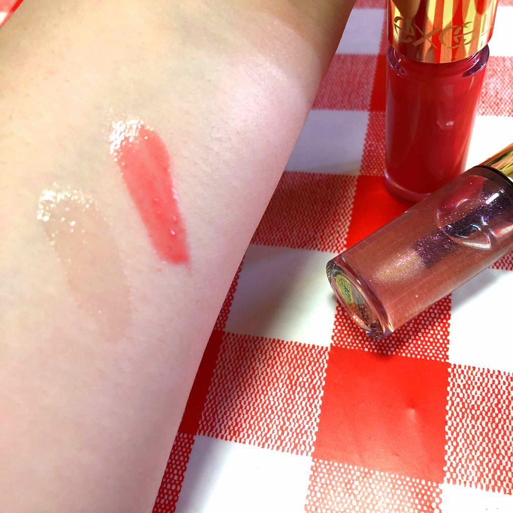 リップケアオイル/excel/リップグロスを使ったクチコミ(3枚目)