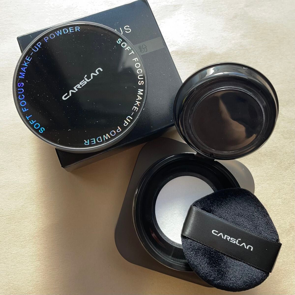 ソフトフォーカスメイクアップパウダー /CARSLAN/ルースパウダーを使ったクチコミ(1枚目)
