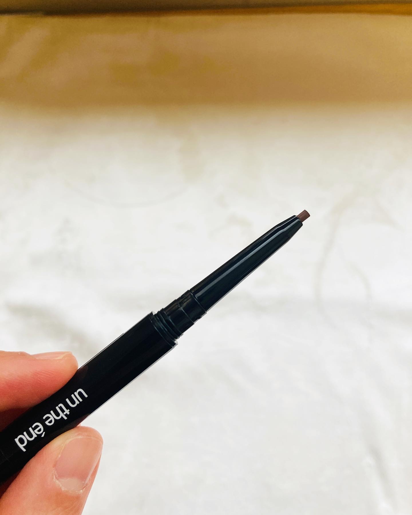 アンジエンド ラストアイブロー/シーヴァ/アイブロウペンシルを使ったクチコミ（3枚目）