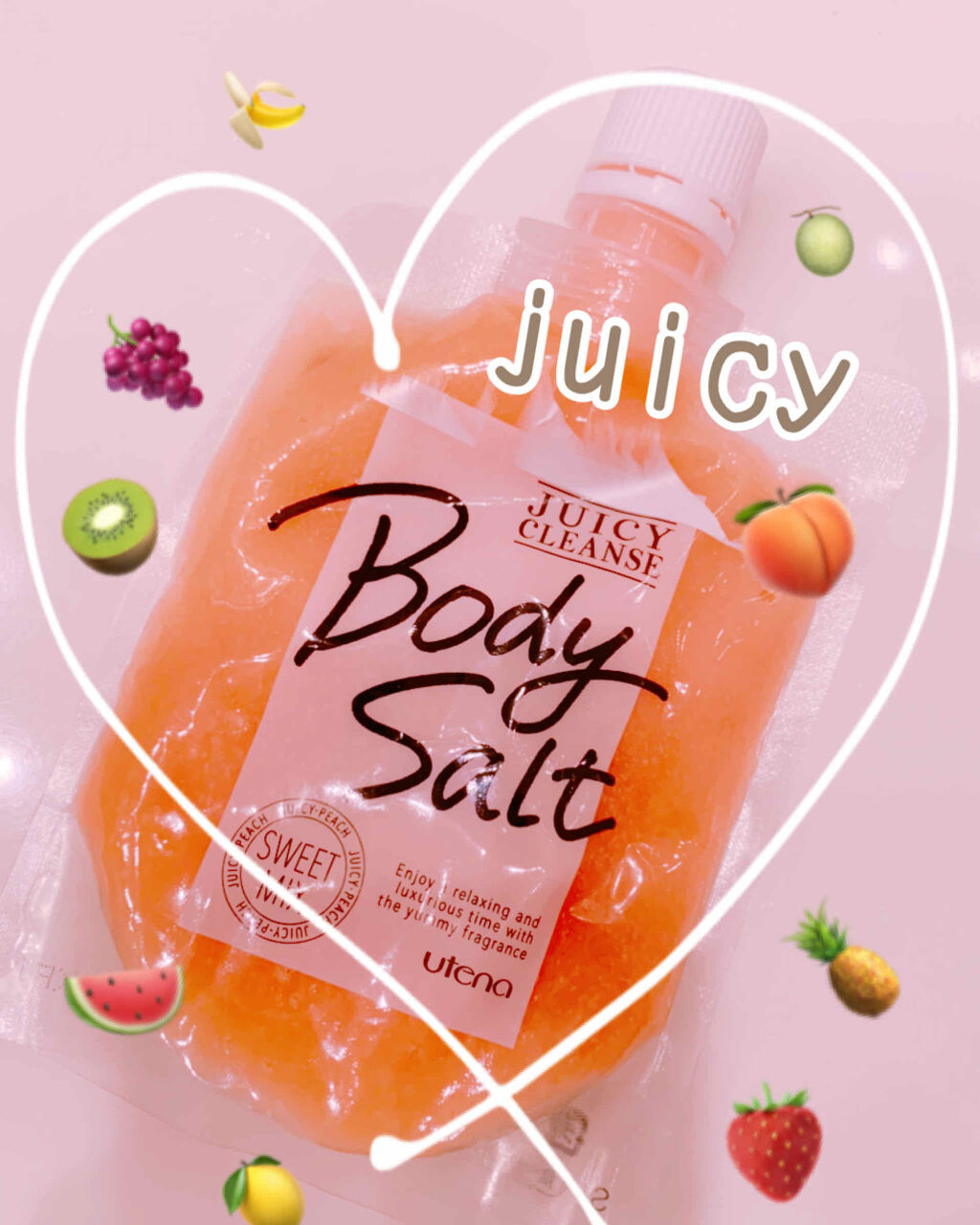 ボディソルト スイートミックス/ジューシィクレンズ/レッグ・フットケアを使ったクチコミ（1枚目）