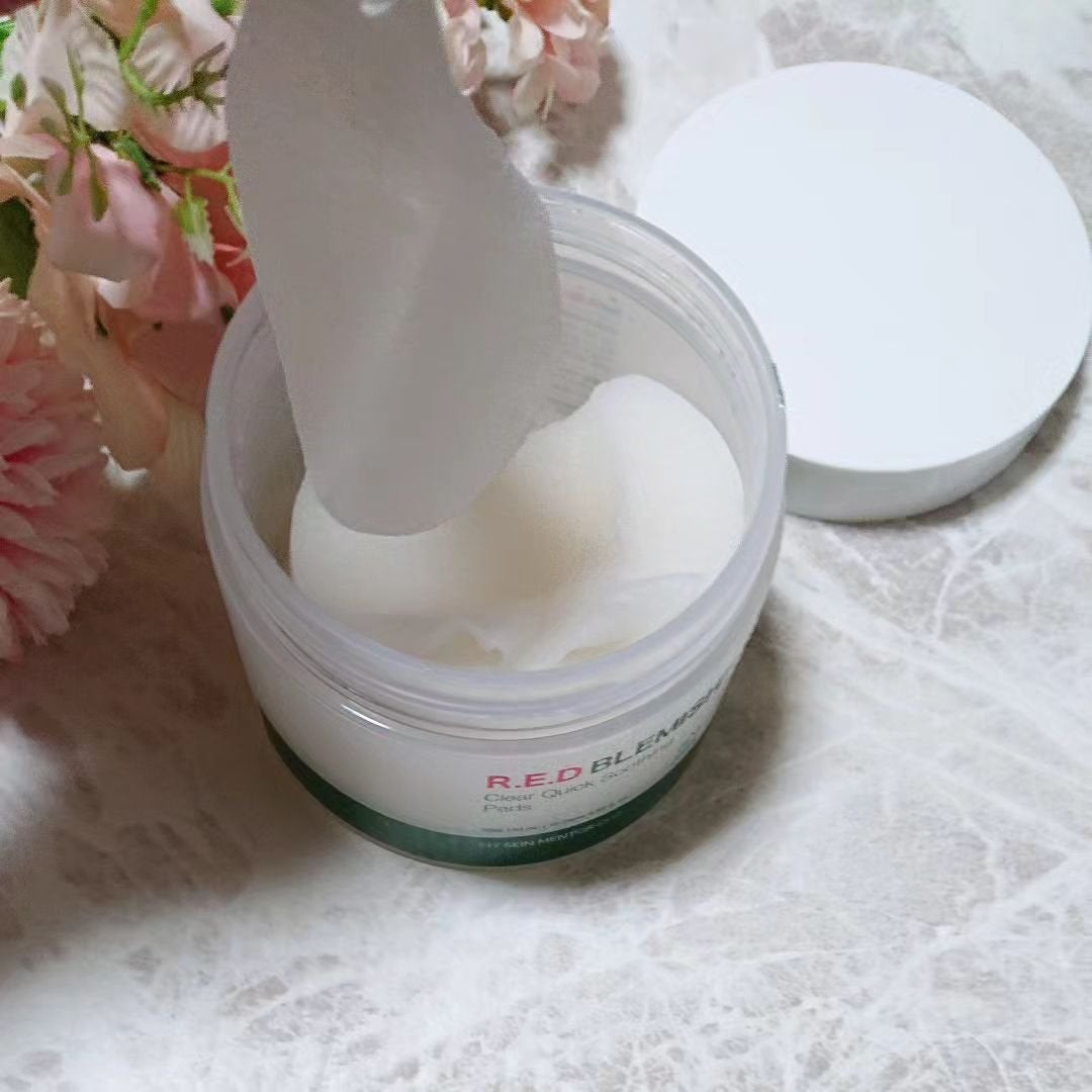 レッドブレミッシュクリアクイックスージングパック/Dr.G/拭き取り化粧水を使ったクチコミ(4枚目)