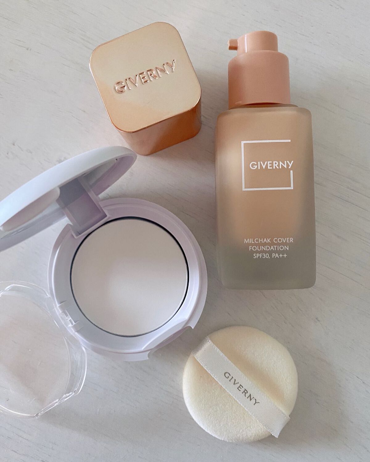 密着カバーファンデーション/GIVERNY/リキッドファンデーションを使ったクチコミ(1枚目)