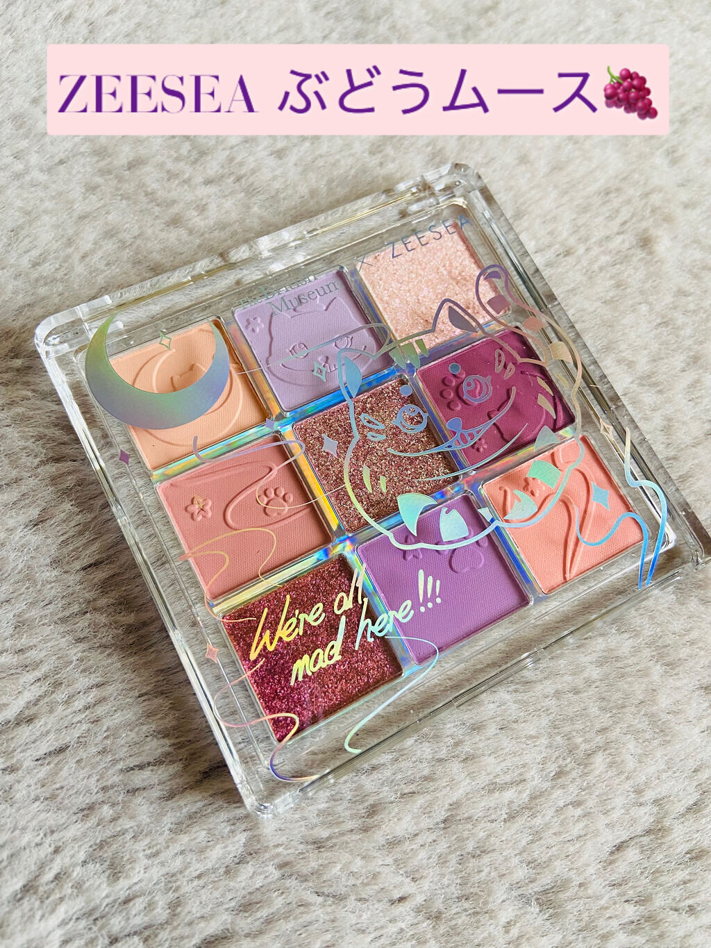 クォーツ 9色アイシャドウパレット(ドリームランドアイシャドウ)/ZEESEA/アイシャドウパレットを使ったクチコミ（1枚目）
