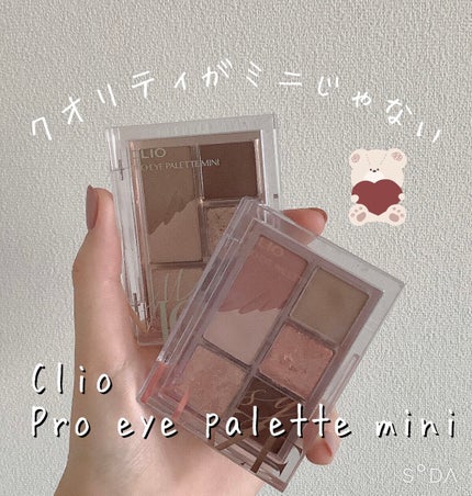 プロ アイパレット ミニ/CLIO/アイシャドウパレットを使ったクチコミ(1枚目)