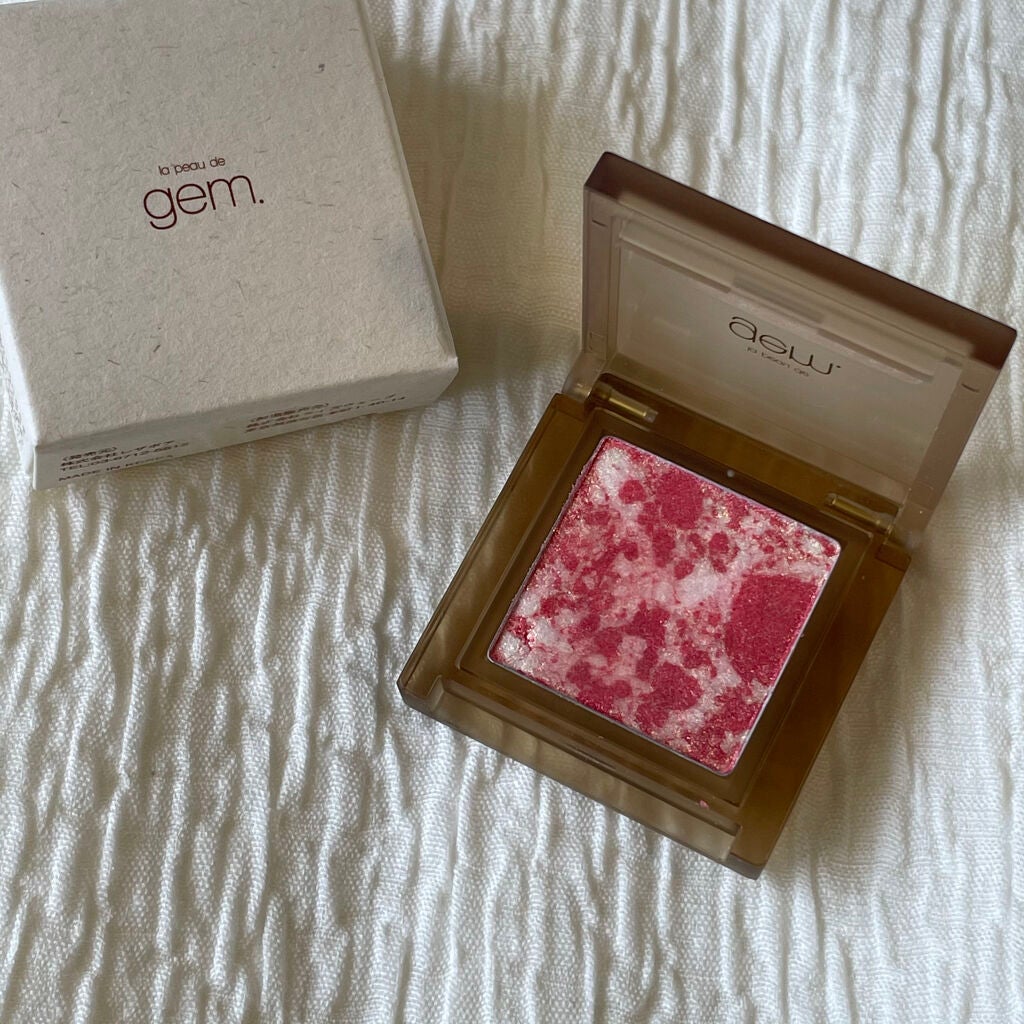 single eye color(mable)/la peau de gem./単色アイシャドウを使ったクチコミ(1枚目)