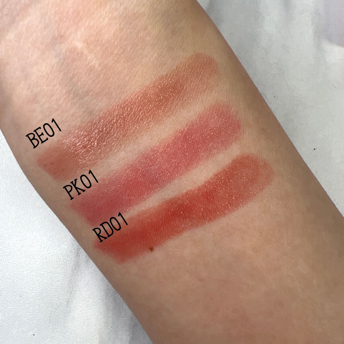 アンドバイロムアンド グラッシーバーム/&nd by rom&nd/口紅を使ったクチコミ（3枚目）