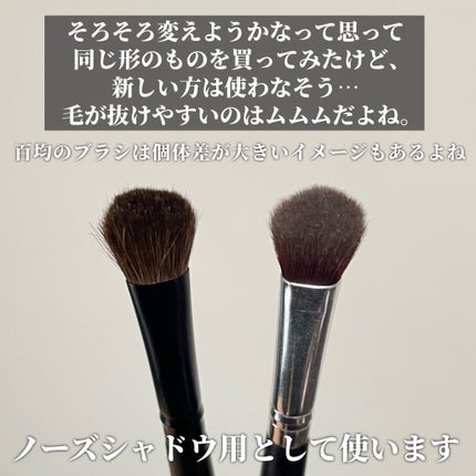 アイシャドウラウンドブラシ(Bタイプ)/DAISO/メイクブラシを使ったクチコミ(4枚目)