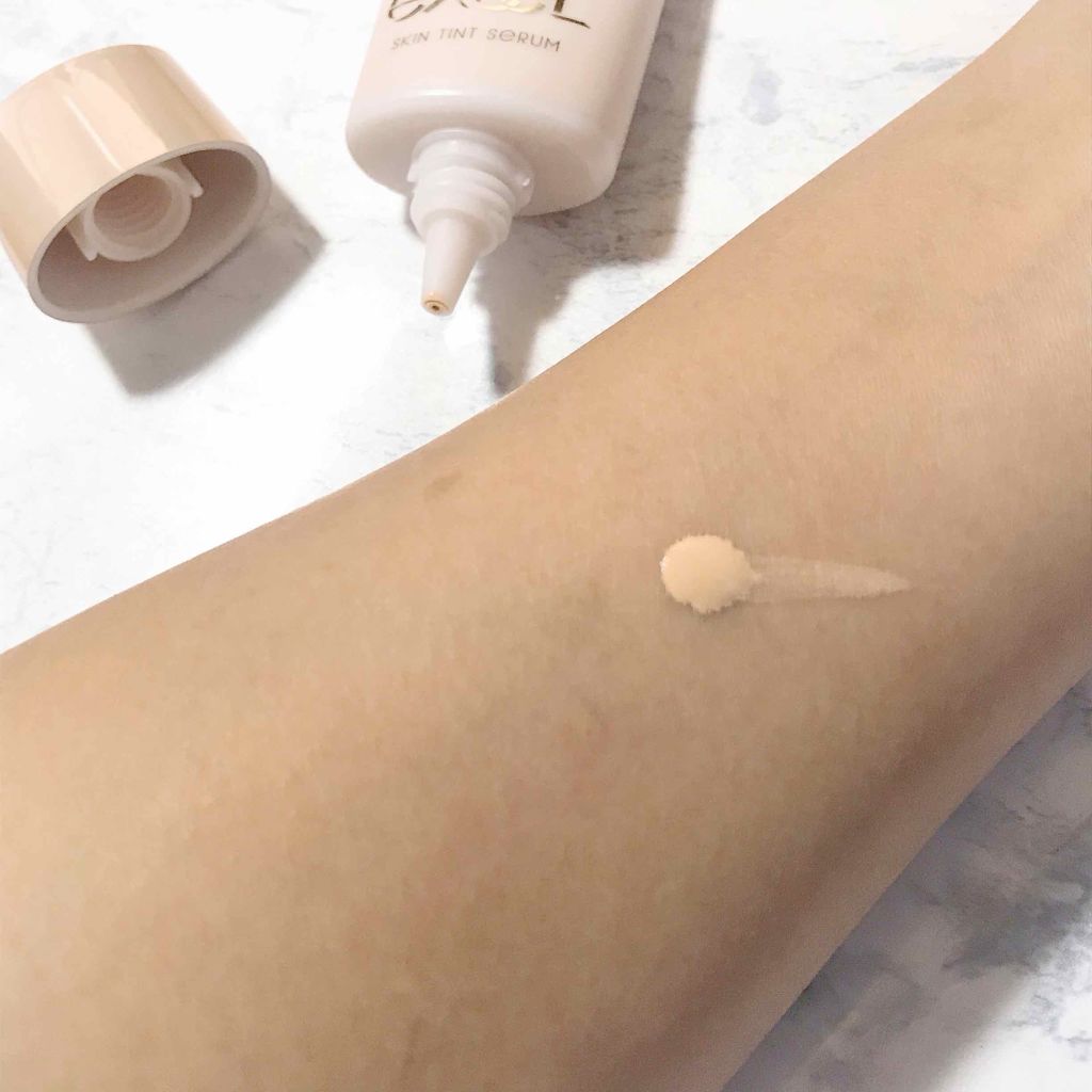 スキンティントセラム/excel/リキッドファンデーションを使ったクチコミ（3枚目）