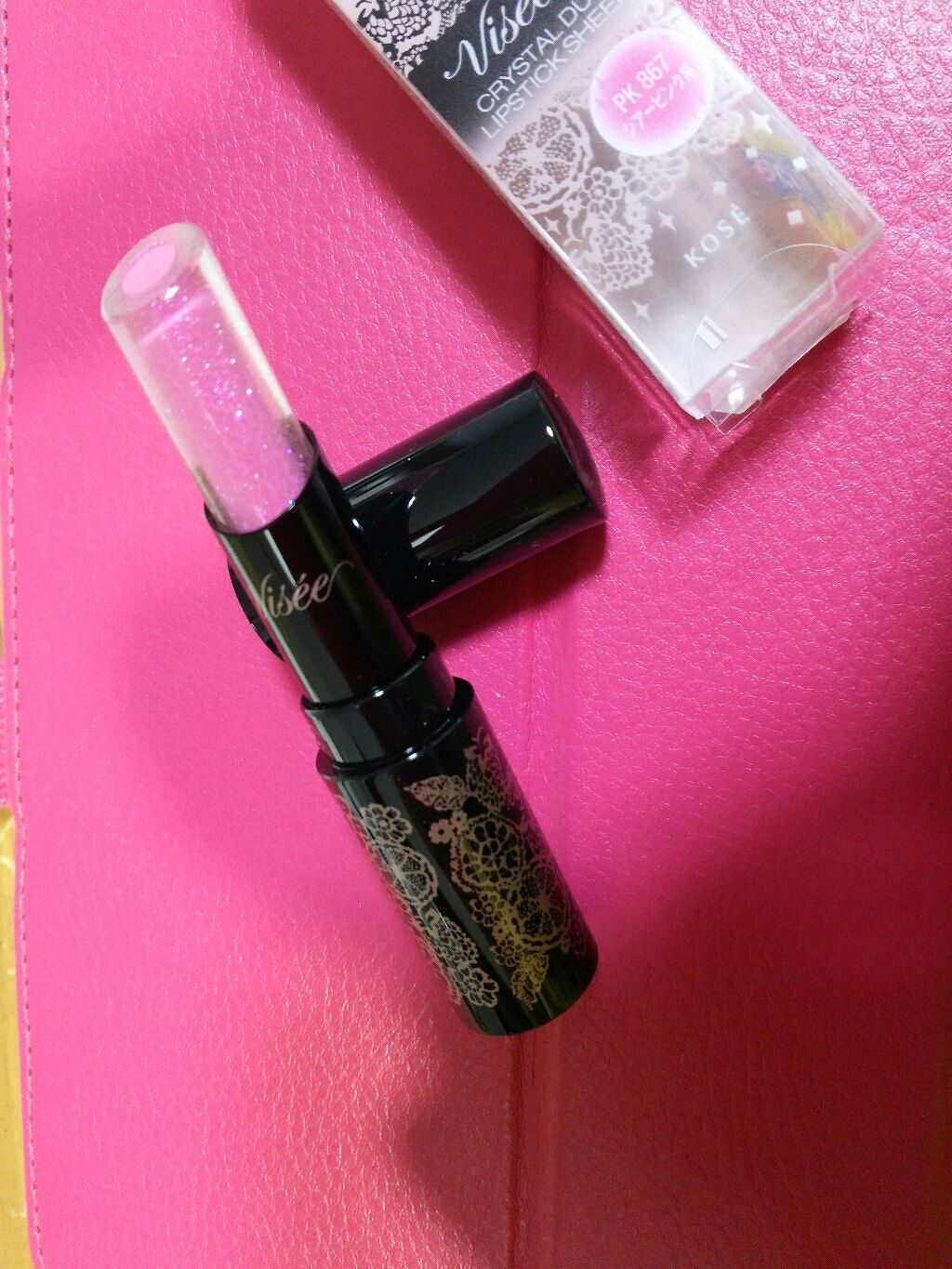 クリスタルデュオ リップスティック シアー/Visée/口紅を使ったクチコミ（1枚目）