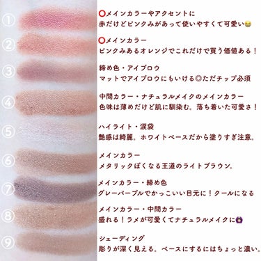 UR GLAM　BLOOMING EYE COLOR PALETTE/U R GLAM/パウダーアイシャドウを使ったクチコミ（2枚目）