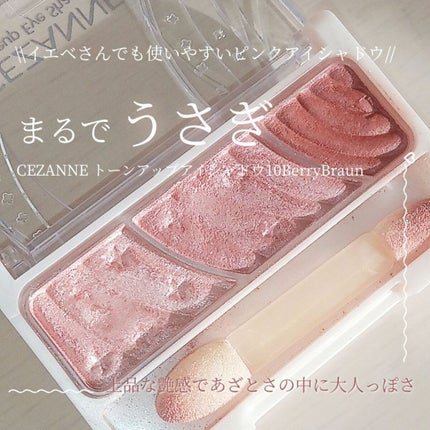 トーンアップアイシャドウ/CEZANNE/アイシャドウパレットを使ったクチコミ(1枚目)