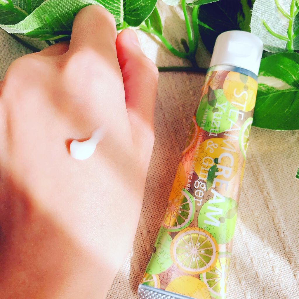 ゆず&ジンジャー チューブ/STEAMCREAM/ボディクリームを使ったクチコミ(2枚目)