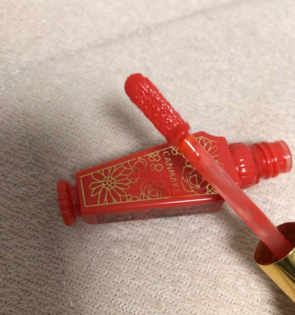 リップティントシロップ/キャンメイク/リップティントを使ったクチコミ（2枚目）