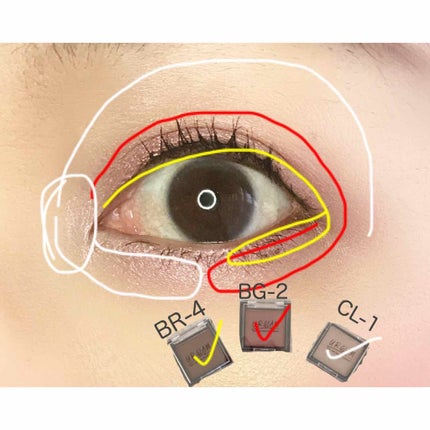 UR GLAM POWDER EYESHADOW/U R GLAM/単色アイシャドウを使ったクチコミ(3枚目)