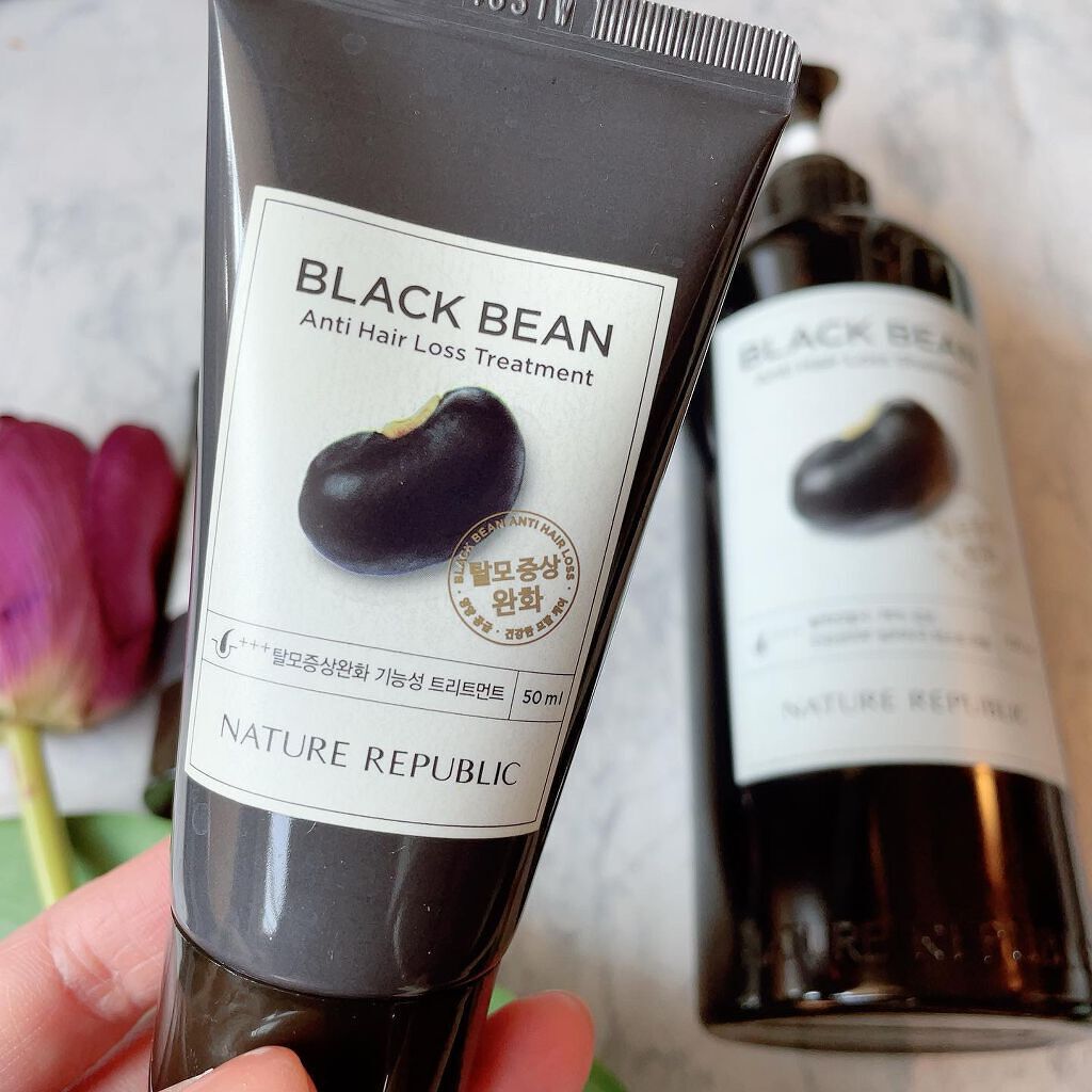 ブラックビーン ヘアシャンプー/ネイチャーリパブリック/市販シャンプーを使ったクチコミ(4枚目)