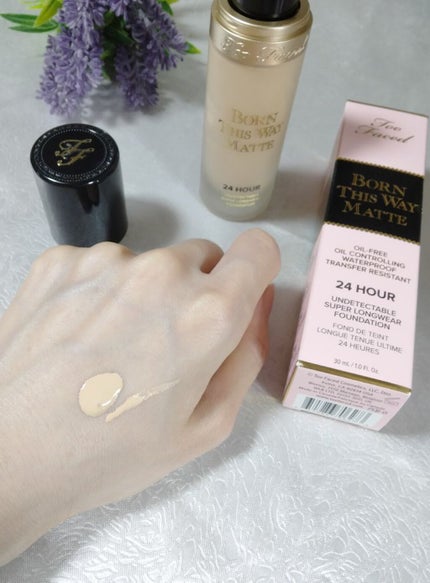 ボーン ディス ウェイ アンディテクタブル 24H マット ファンデーション/Too Faced/リキッドファンデーションを使ったクチコミ(3枚目)