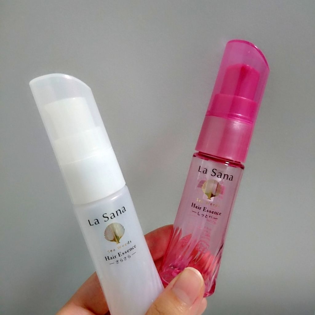 海藻 ヘア エッセンス しっとり/ラサーナ/ヘアオイルを使ったクチコミ（1枚目）