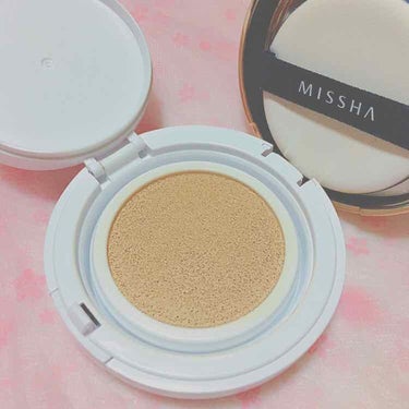 M クッション ファンデーション(モイスチャー)/MISSHA/クッションファンデーションを使ったクチコミ（2枚目）