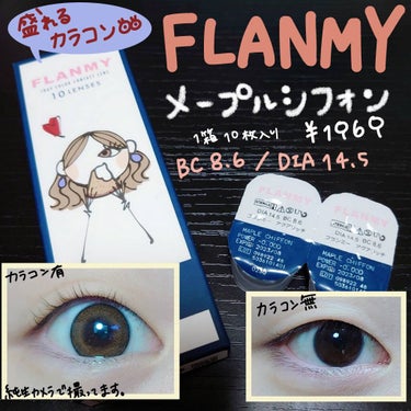 FLANMY 1day（10枚/30枚）/FLANMY/ワンデー（１DAY）カラコンを使ったクチコミ（1枚目）