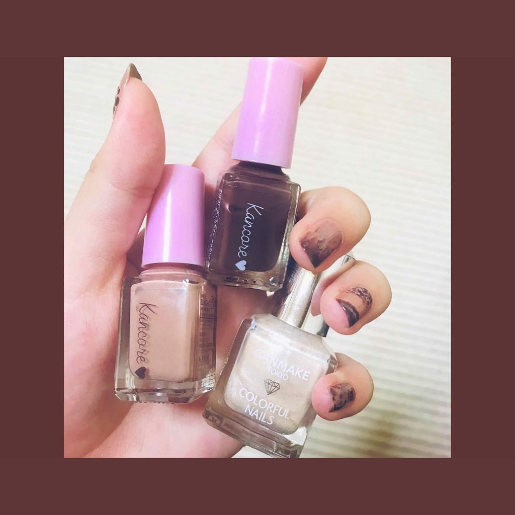 カラフルネイルズ/キャンメイク/マニキュアを使ったクチコミ（2枚目）