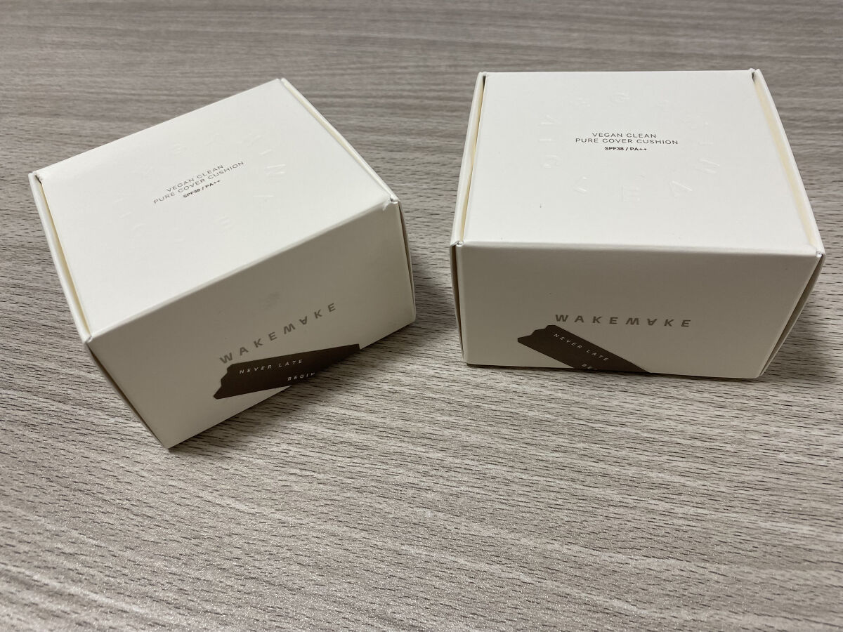 ビーガンクリーンピュアカバークッション/wakemake/クッションファンデーションを使ったクチコミ（1枚目）