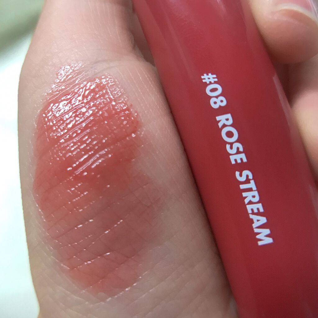 ジューシーラスティングティント/rom&nd/リップティントを使ったクチコミ（2枚目）