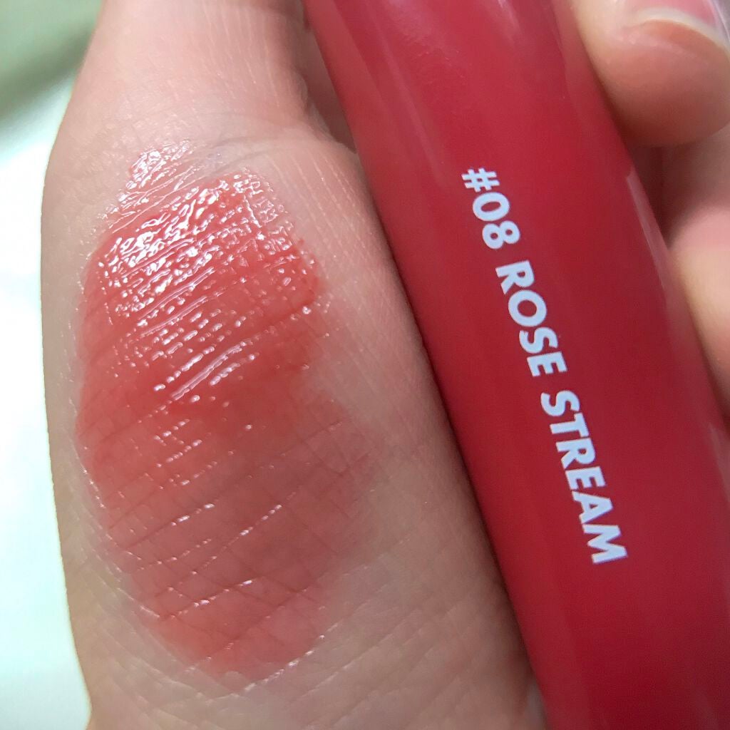 ジューシーラスティングティント/rom&nd/リップティントを使ったクチコミ(2枚目)