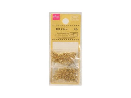 DAISO 丸カンセット 金色