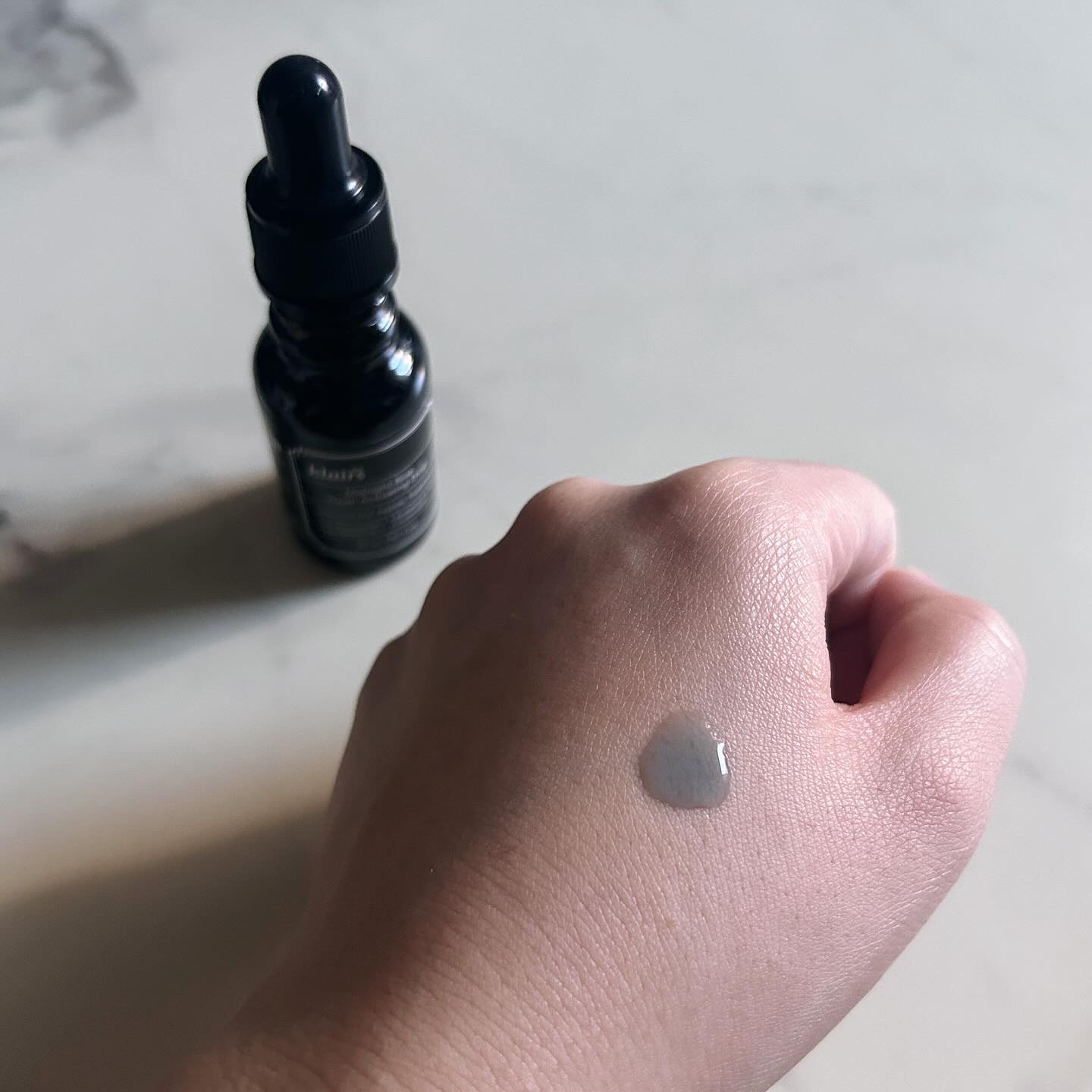 ミッドナイトブルーカーミングクリーム/Klairs/フェイスクリームを使ったクチコミ（3枚目）